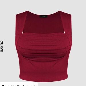 Cider Women's Burgundy Tank Top